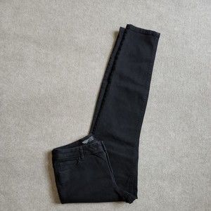 Simply Vera Wang Denim Skinny Mid Rise Jeans Womens Size 8 Black Stretch